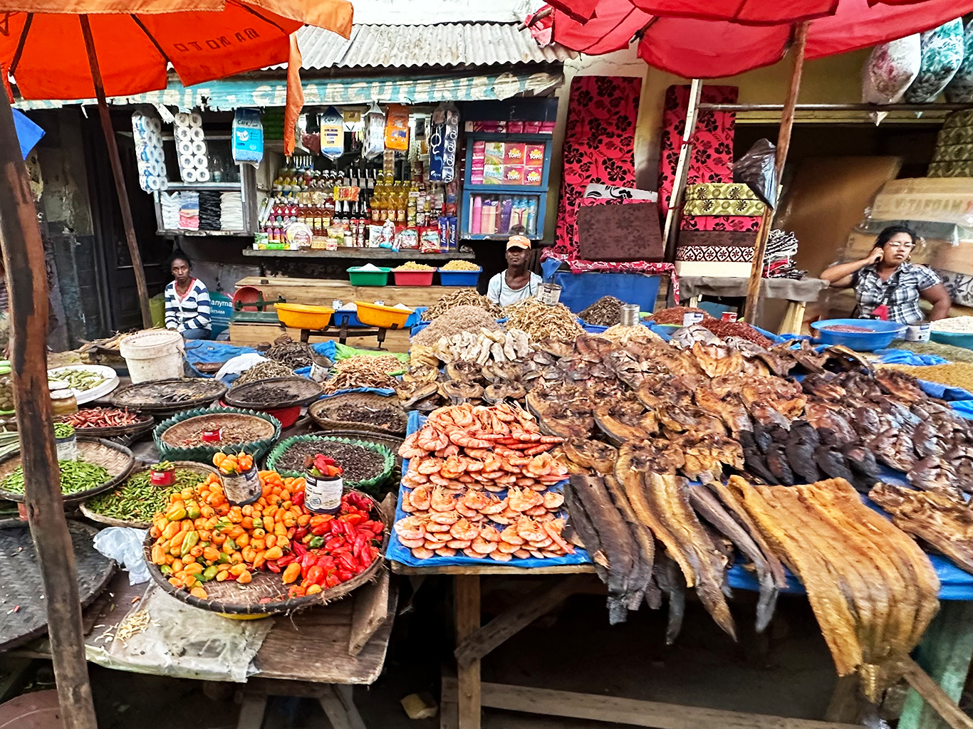 Tržnice v hlavním městě Madagaskaru Antananarivu