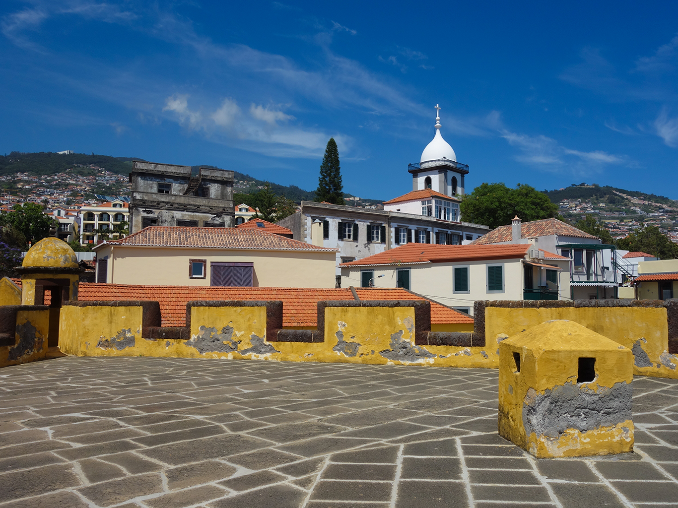Pevnost Fortaleza São Tiago dříve chránila Funchal před piráty