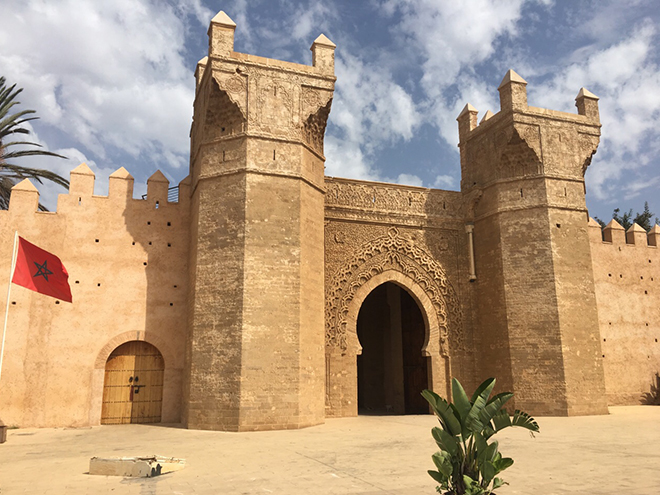 Pevnost Chellah v Rabatu sloužila jako královské pohřebiště