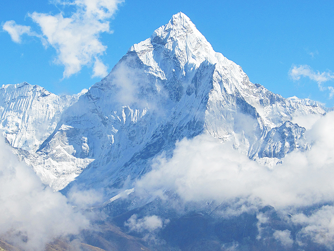 Ama Dablam je jednou z nejkrásnějších hor Himálají