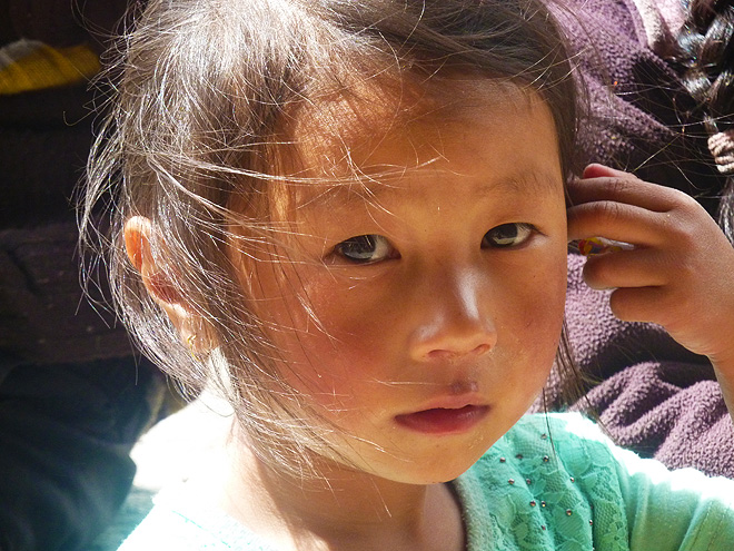 Nepálská holčička
