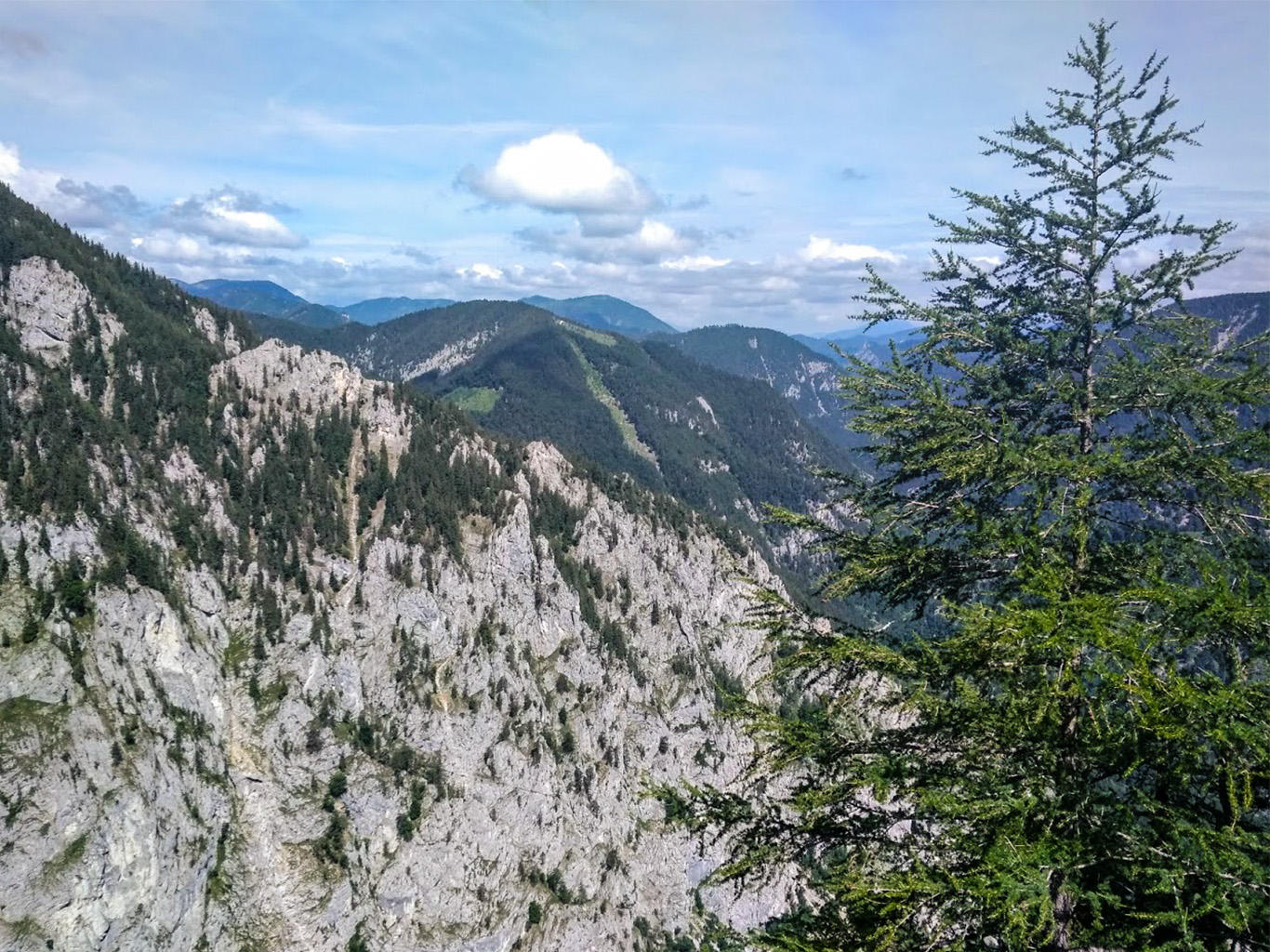 Výhledy z ferraty Teufelsbadstubensteig