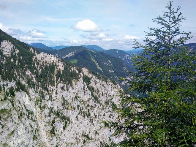 Výhledy z ferraty Teufelsbadstubensteig