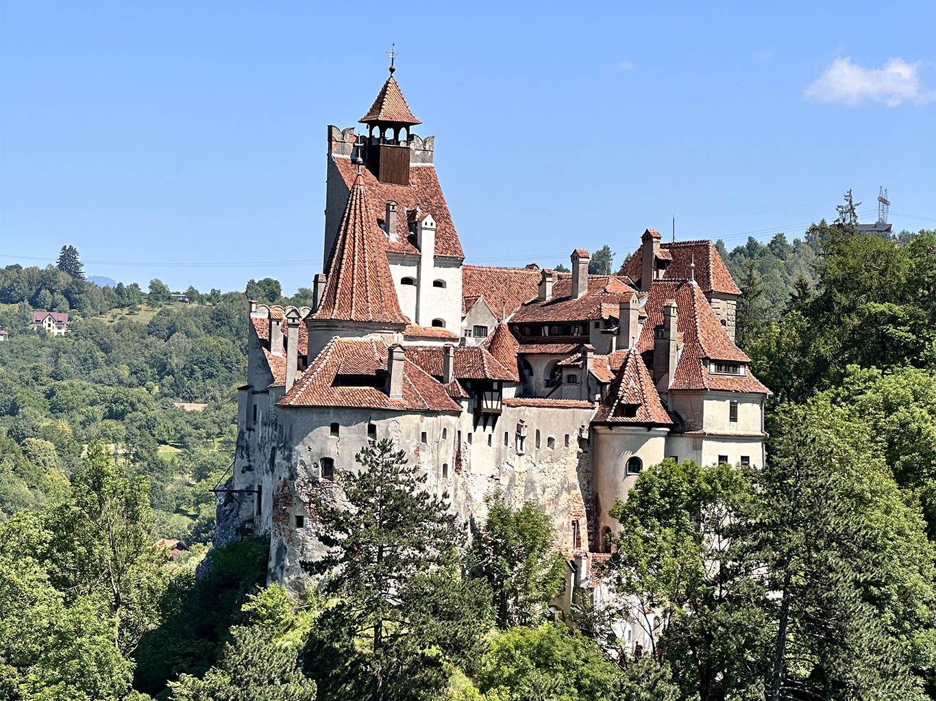 Falešný Drákulův hrad Bran