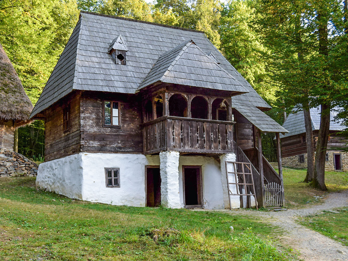 Skanzen u Sibiu je přehlídkou dobové architektury