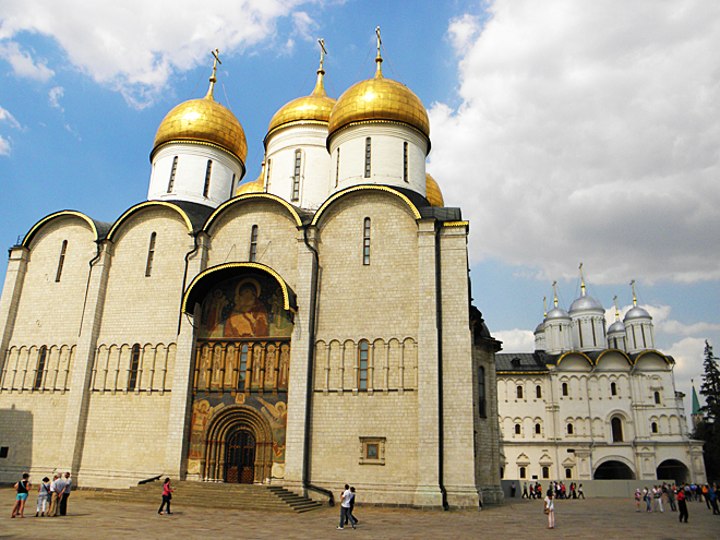 Uspenský chrám v Kremlu zasvěcený svátku Zesnutí Panny Marie