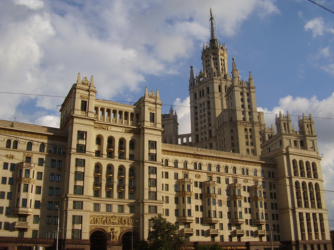 Stalinův "mrakodrap" v Moskvě