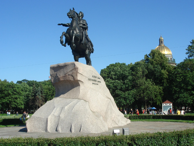 Památník Petra Velikého v Petrohradu
