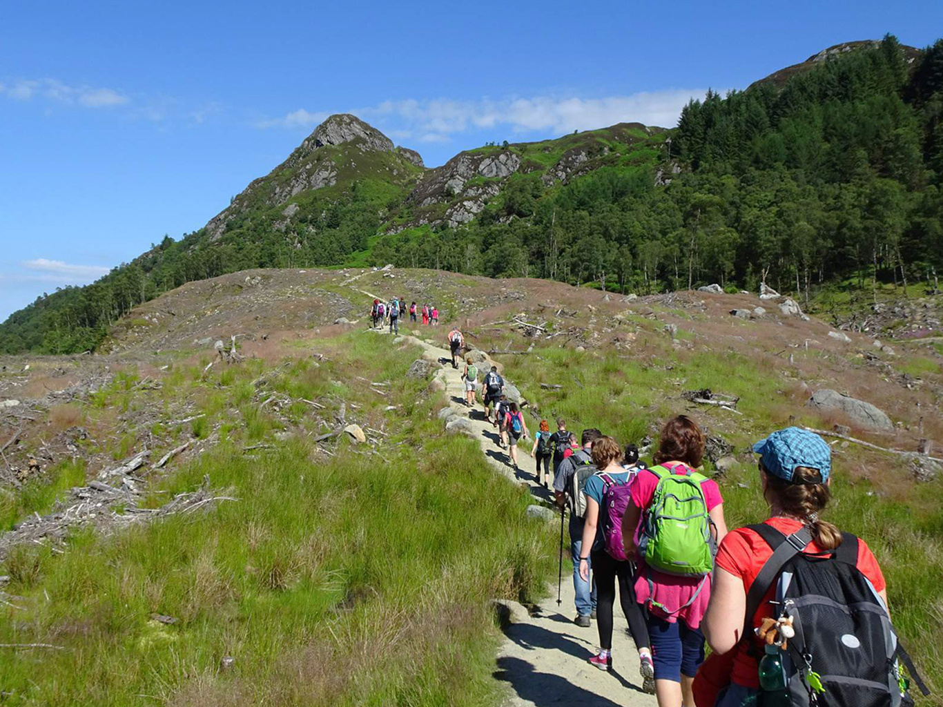 Výšlap krajinou NP Loch Lomond & The Trossachs na horu Ben A'an