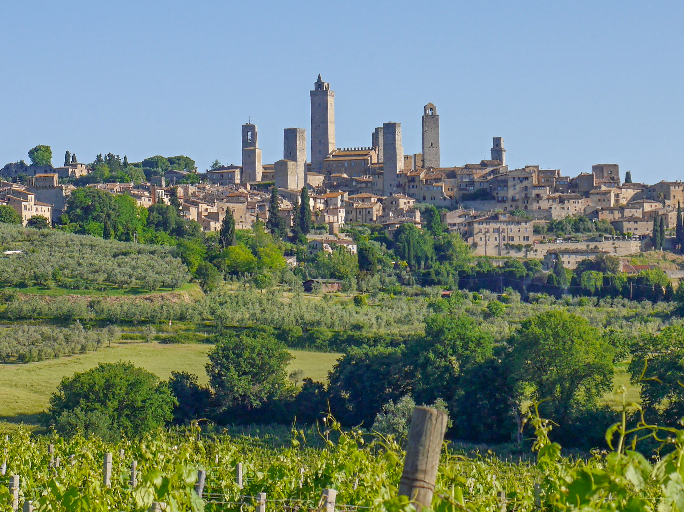 San Gimignanu se s nadsázkou přezdívá „středověký Manhattan“