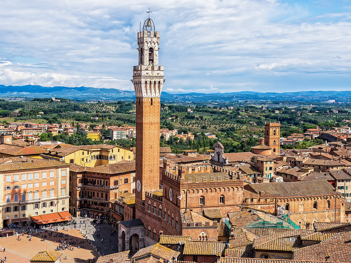 Siena je perlou gotické architektury