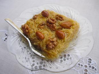 Sladkost kadaif je oblíbená v zemích bývalé Osmanské říše