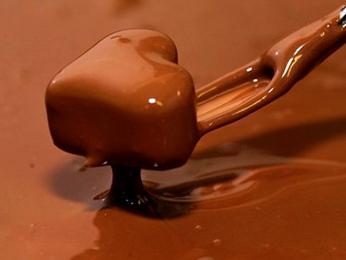 V muzeu Choco-Story je možné se seznámit s postupem výroby čokolády