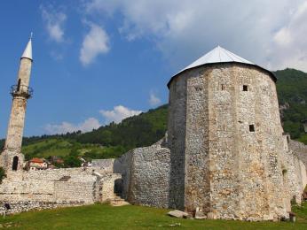 Věž citadely v Travniku