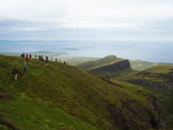 Túra po stolových horách čedičového masivu Quiraing