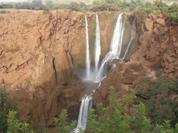 Cascades d´Ouzoud, nejvyšší vodopády Maroka