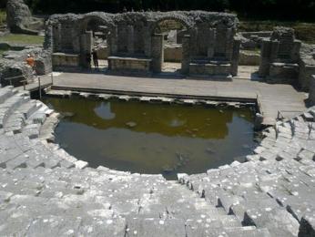 Butrint – torzo amfiteátru