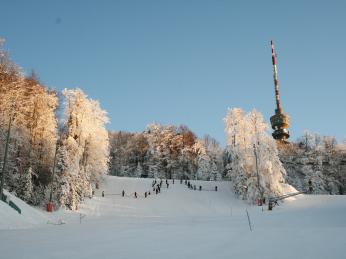 I takhle může vypadat Chorvatsko - lyžařské středisko Sljeme v Záhřebu 