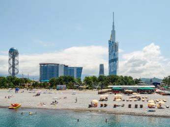 Pláž v Batumi