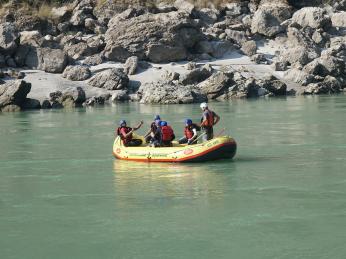 Rafting v Rišikéši na řece Ganze
