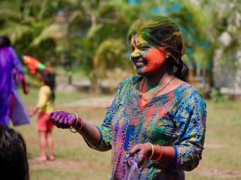 Indové milují svůj svátek barev zvaný hólí