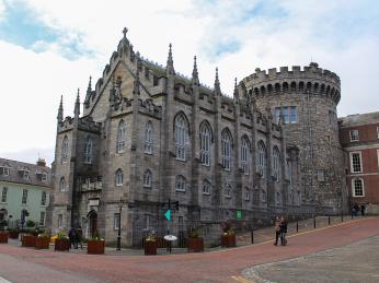Dublin Castle - hrad dokládající anglickou nadvládu nad Irskem