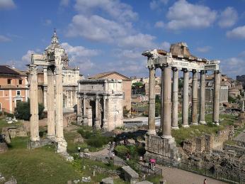 Antické Forum Romanum v Římě