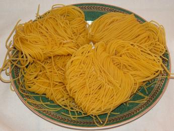 Vermicelli – ještě o něco tenčí těstoviny než jsou špagety