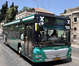 V Izraeli je velmi hustá autobusová síť