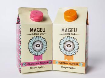 Mageu se vyrábí z fermentované kukuřičné kaše mielie pap