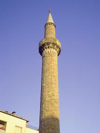 Minaret mešity Arasta je pozůstatek mešity z roku 1526