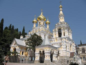 Pravoslavný chrám v Jaltě