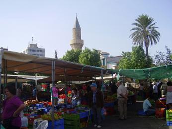 Středeční trhy v hlavním městě Lefkosii