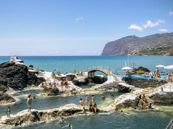 Vulkanické bazény Doca do Cavacas ve&nbsp;Funchalu