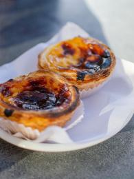 Vaječný košíček z listového těsta pastel de nata