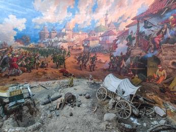 Rusko-turecké války na diorámatu v&nbsp;historickém muzeu v&nbsp;Benderech