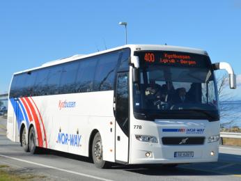 Dálkové autobusy společnosti Nor-way bussekspress