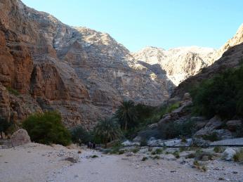 Vádí Tiwi ve východní části Ománu