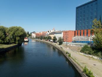 Starý Bydhošťský kanál je turistickou atrakcí města Bydgoszcz