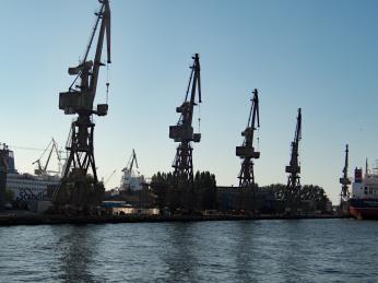 Gdaňsk je dodnes významným námořním přístavem