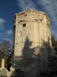 Věž větrů na Římské agoře v Athénách