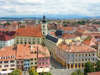 Historické centrum transylvánského města Sibiu