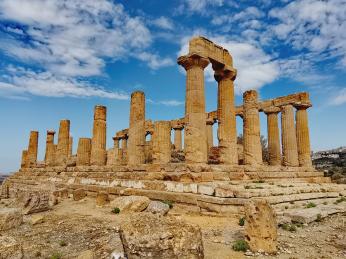 Agrigento se proslavilo svými chrámy v dórském stavebním slohu