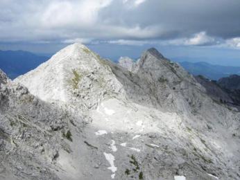 Vrcholová partie Kamnišsko-Savinjských Alp