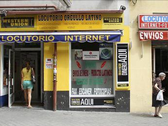 Internet café po španělsku - locutorio