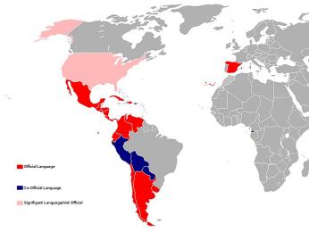 Rozšíření španělštiny ve světě