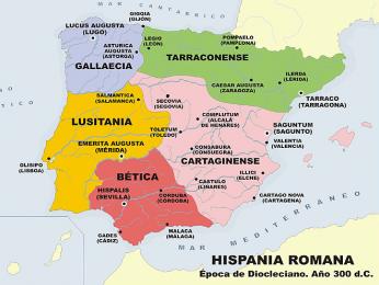 Rozdělení Španělska za římského císaře Diokleciána