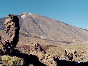 Sopka Pico del Teide