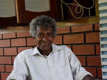 Spokojený srílanský důchodce