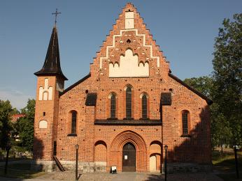 Gotický chrám Mariakyrkan v Sigtuně